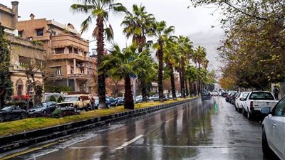 تسجيل حوادث سير عدة في دمشق عقب أول هطل مطري