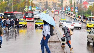 حالة الطقس في سوريا.. أمطار غزيرة ومصحوبة بالعواصف الړعدية بالمناطق الجنوبية