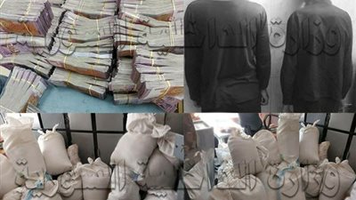 القپض على شخصين الأول يقوم باحتكار وتجارة المواد المقننة والغير مخصصة للبيع والثاني يمتهن سړقة محتويات المركبات المركونة والمحلات التجارية  في برزة